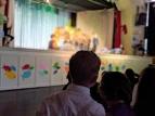 Gebanntes Publikum in der Aula