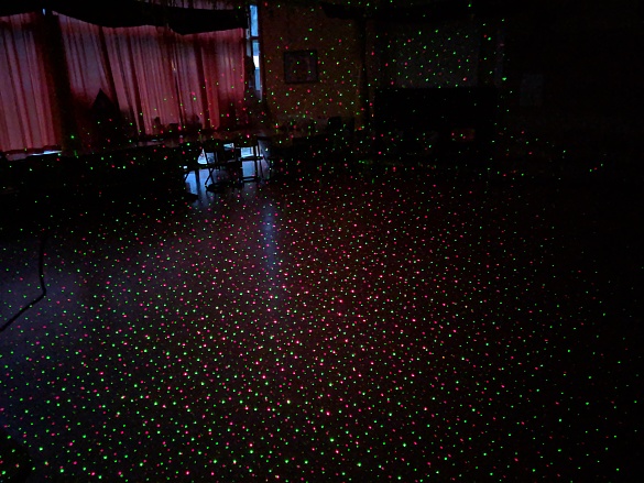 Unsere Disco, kurz bevor es voll und laut wurden...