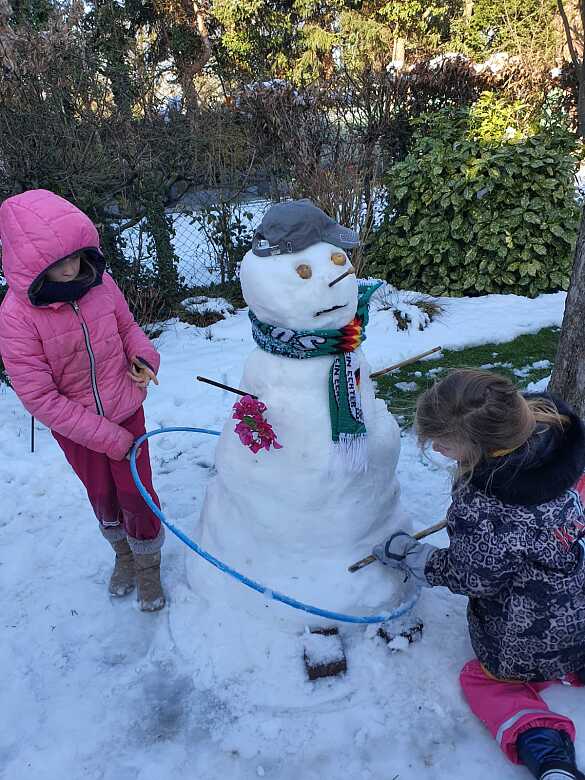 Ein Werderschneemann