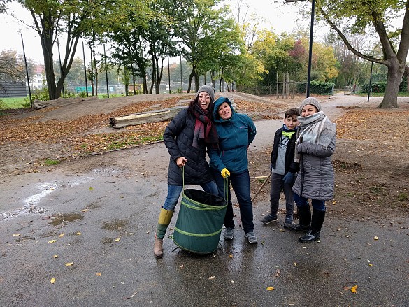 Elternarbeit im Herbst