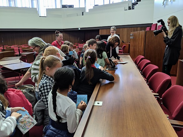 Autogramme von Frau Grotheer