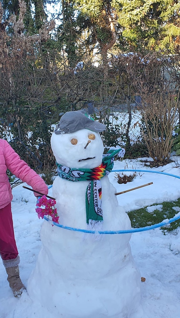 Ein Werderschneemann