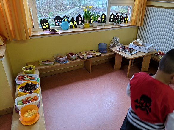 K&ouml;stliche Buffets in den Klassen
