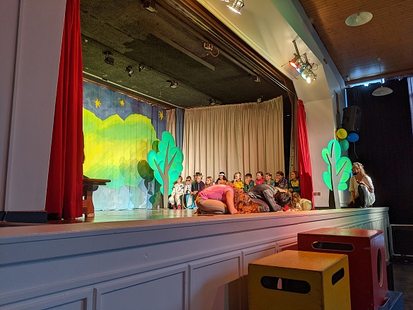 ...waren wir selber auf der B&uuml;hne!