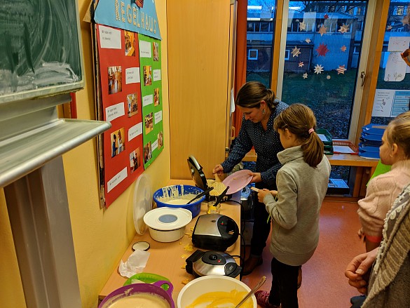 Die besten Waffeln der Welt aus der 3b!