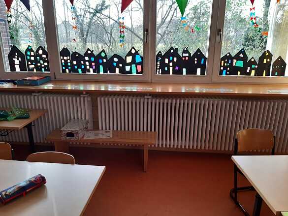 Unser weihnachtlicher Klassenraum