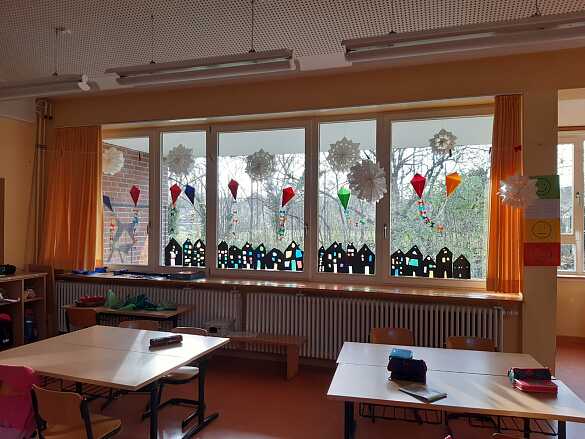 Unser weihnachtlicher Klassenraum