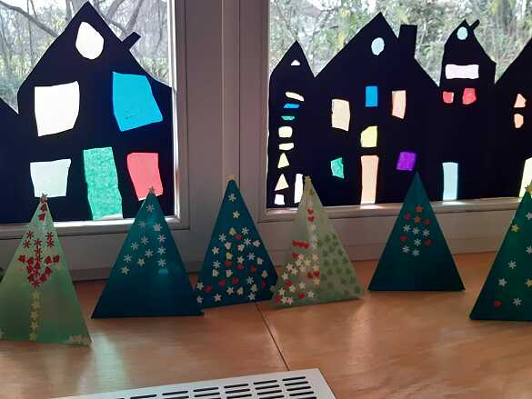 Unser weihnachtlicher Klassenraum