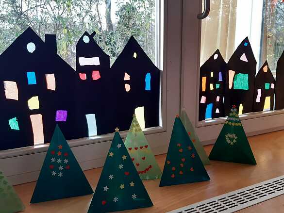 Unser weihnachtlicher Klassenraum