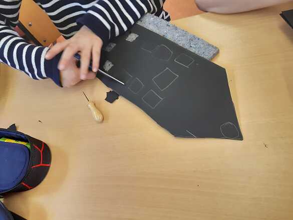 Unser weihnachtlicher Klassenraum